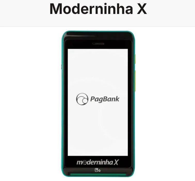 MAQUINA CARTÃO MODERNINHA X - ANDROID