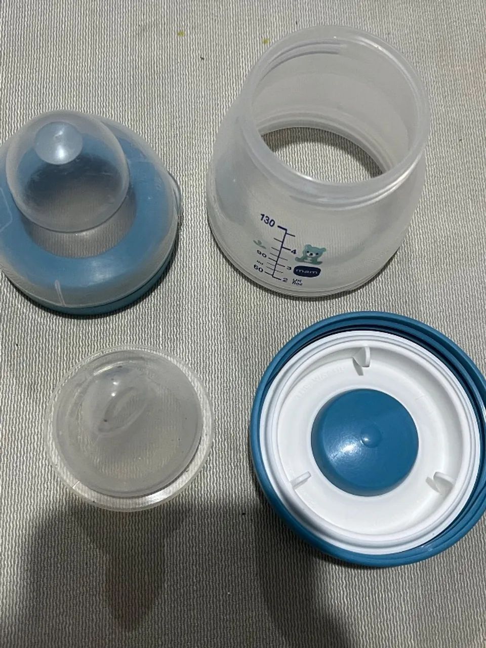 mamadeira mam easy start anticólica 130ml  - Foto 5