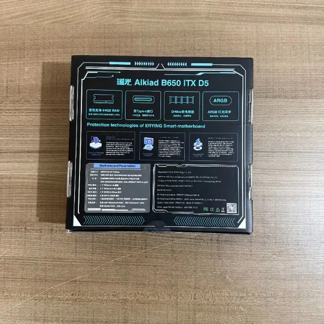 Placa mae Mini iTX B650 AM5 Lacrada! - Foto 2