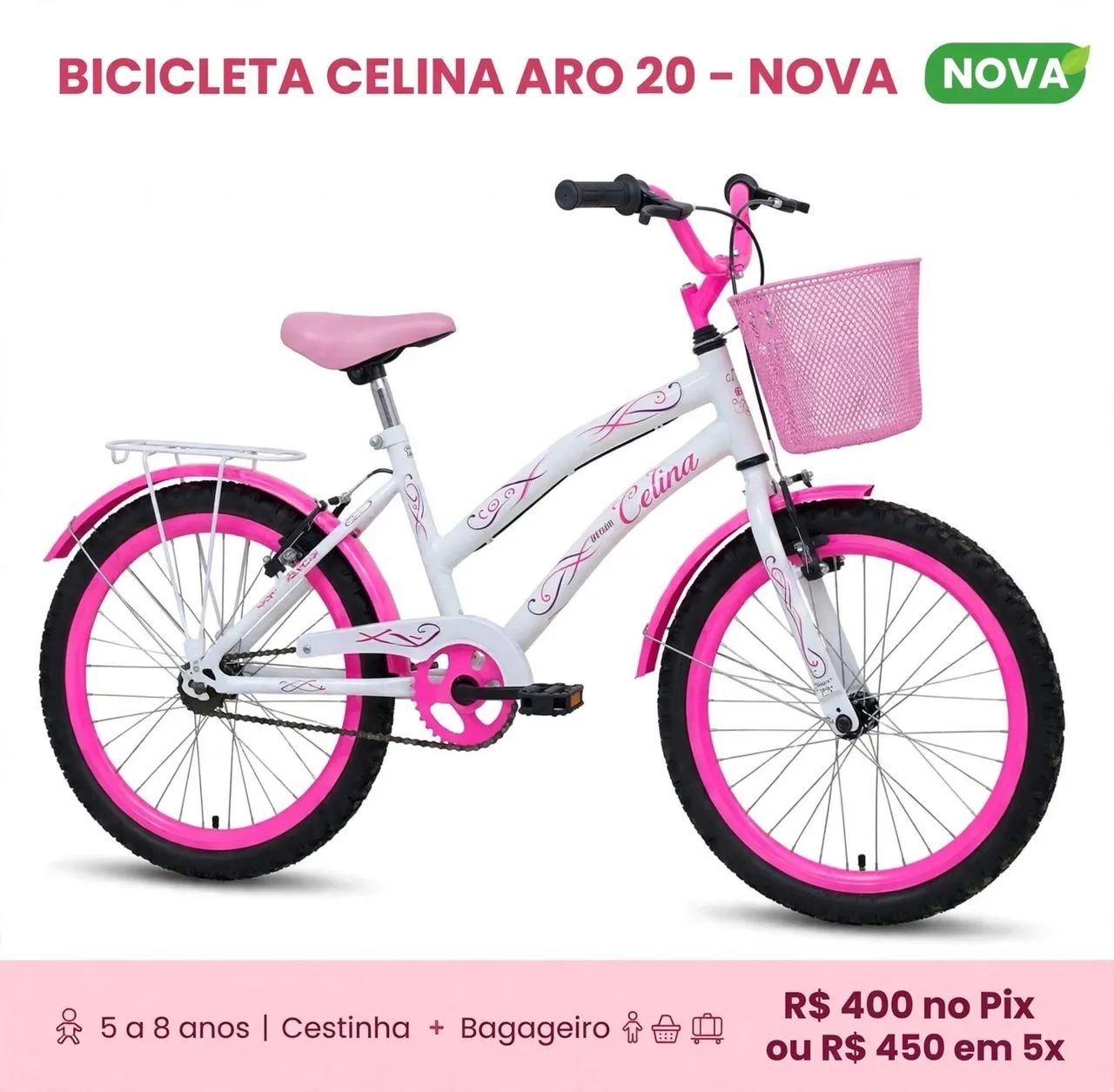Bicicleta Infantil aro 20 - Foto 4