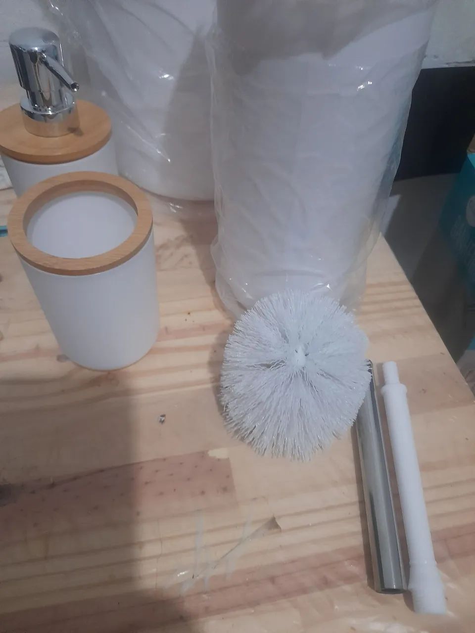Kit de banheiro de bambu - Foto 5
