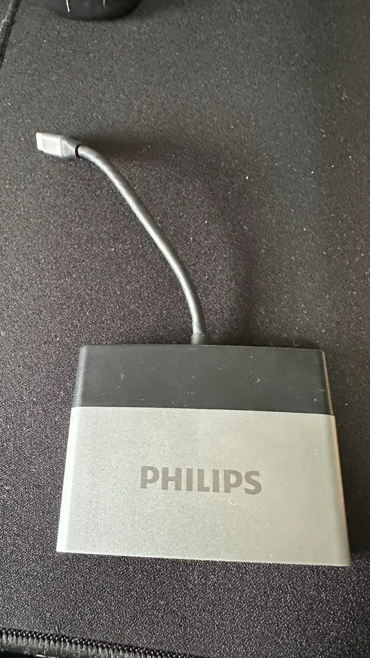Adaptador Philips Hub USB tipo 3 em 1
