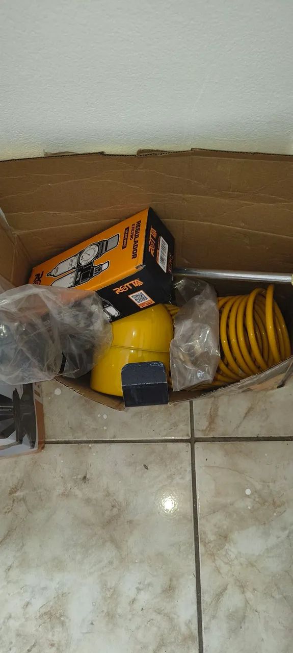 Compressor de ar 25 litros Schutz novo  - Foto 2