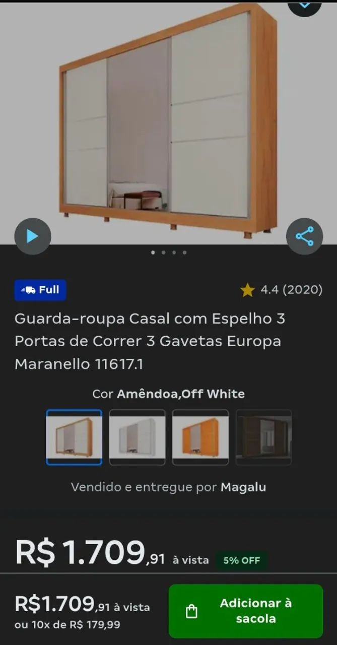 Guarda Roupa de Casal - Foto 3