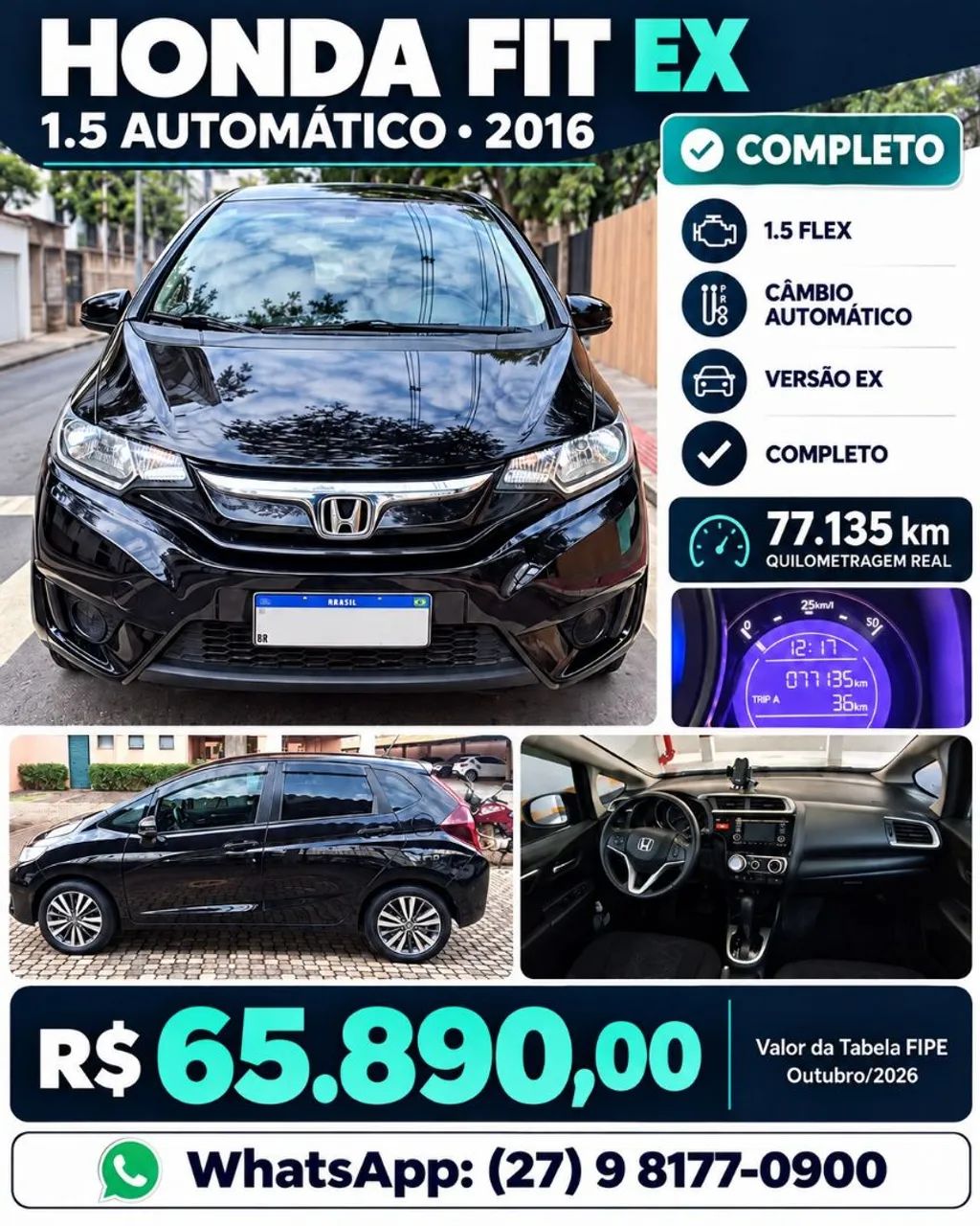 Honda Fit EX 1.5 16V 2016