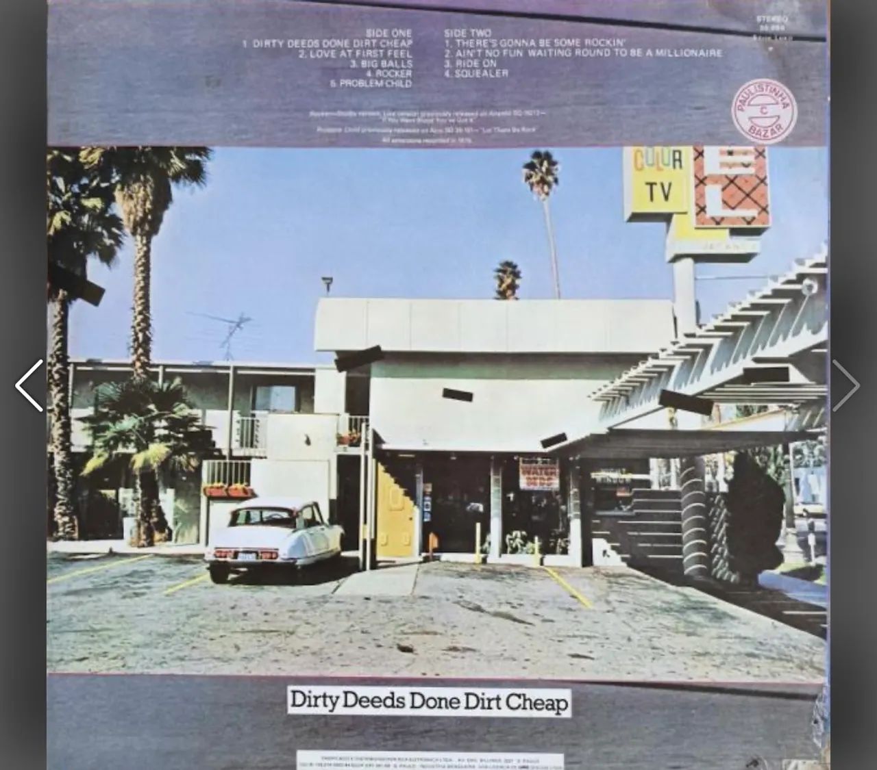Lp Vinil Ac Dc Dirty Deeds Done Dirt Cheap - Foto 2