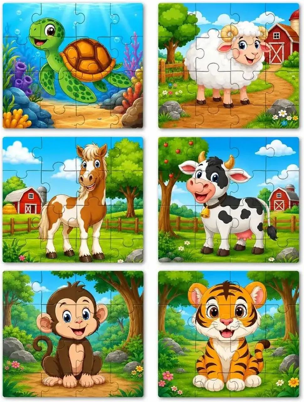 Quebra cabeça infantil 24 peças - Foto 3