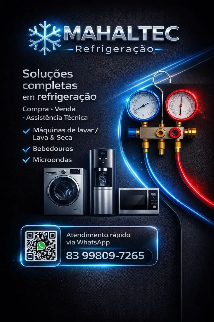 Conserto de máquinas de lavar e microondas 