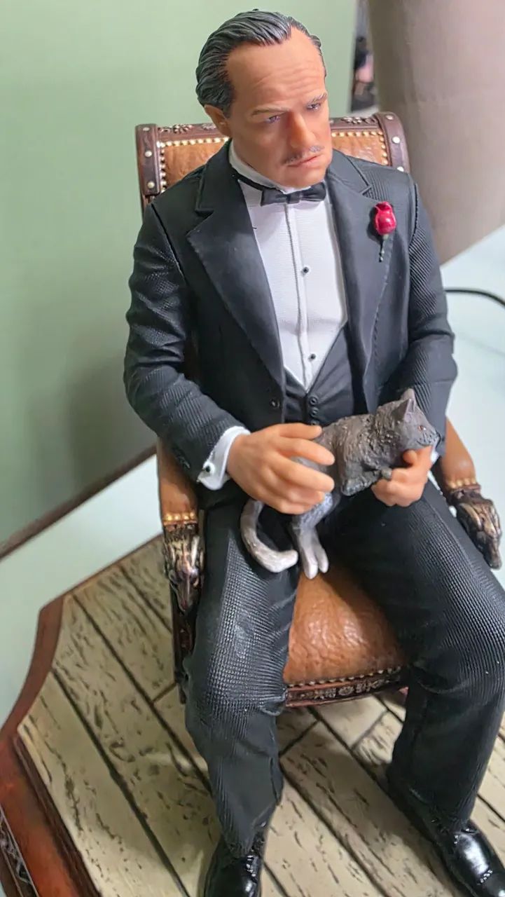 Don Vito Corleone "O Poderoso Chefão" Iron Studios  - Foto 5