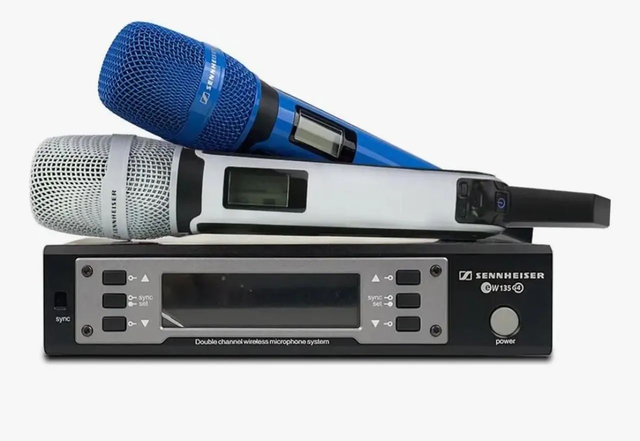 microfone Senheiser duplo 