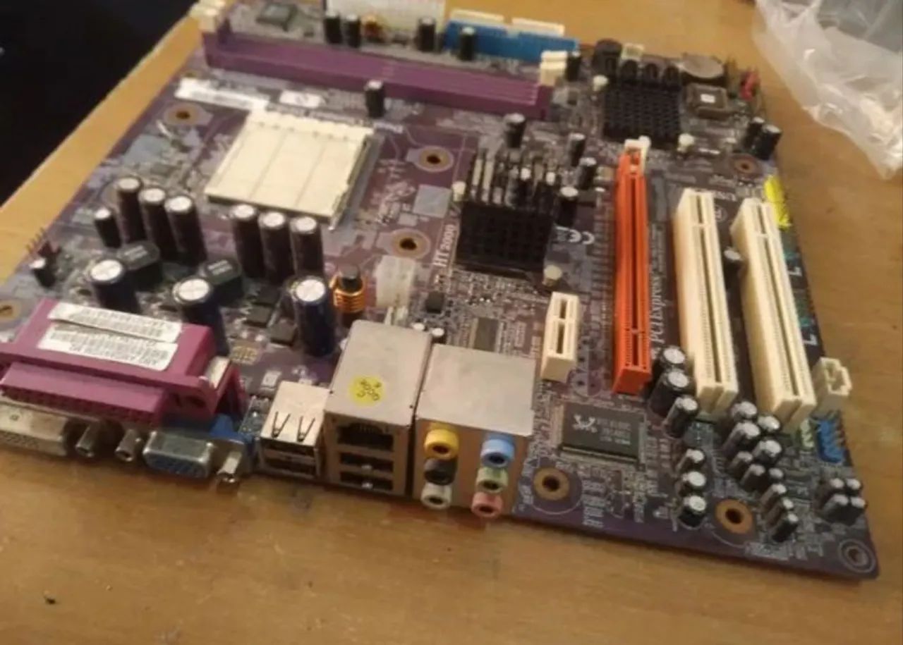 Placa mãe AMD socket AD690GM - M Leia Descrição  - Foto 5