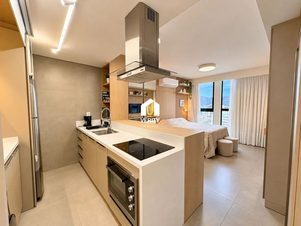 Studio Mobiliado e Decorado de 36m² com Vaga no Viva Trindade - Foto 4