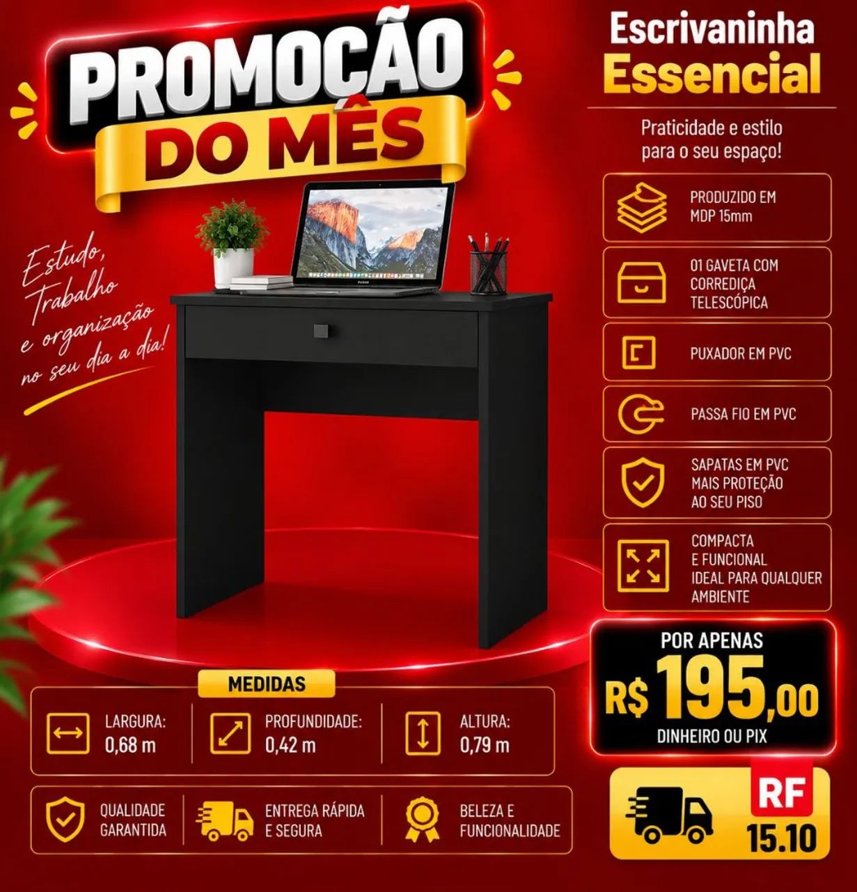 Mesa escrivaninha