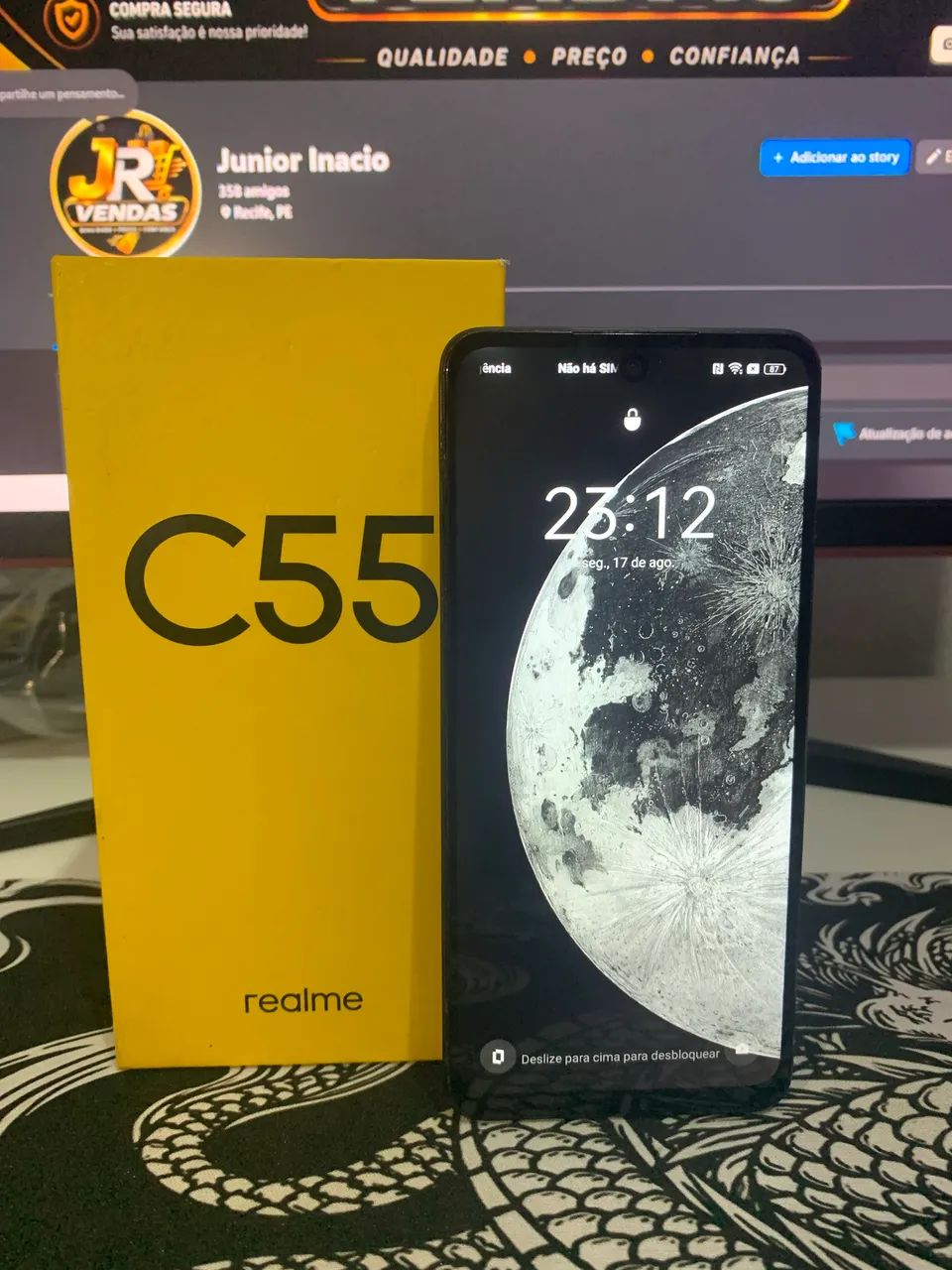 CELULAR C55 REALME 256GB - Foto 2