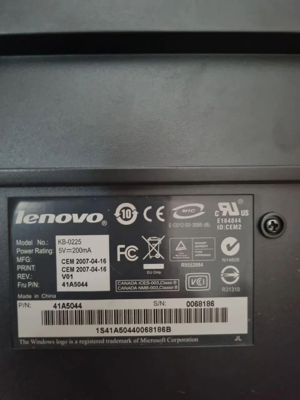 Teclado Lenovo antigo - Foto 2