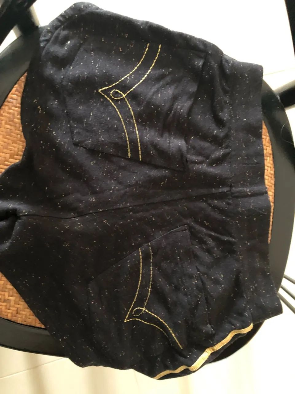 Short preto Eclectic tamanho 36 - Foto 2