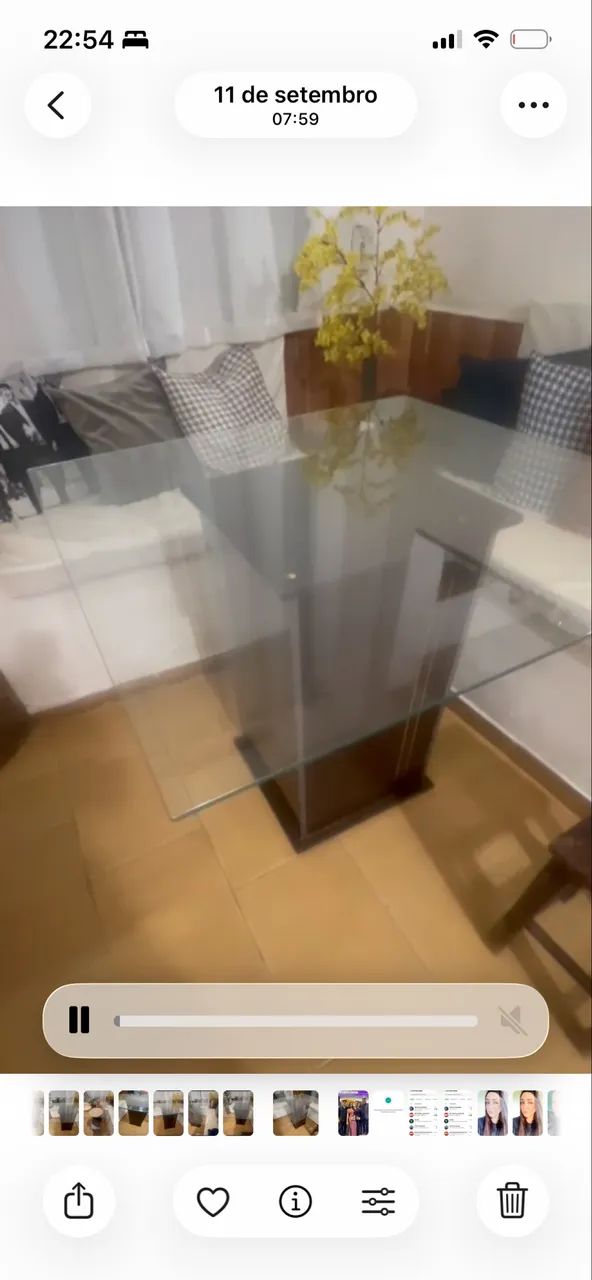 Tampão de  Mesa de vidro e Pé da Mesa  - Foto 3