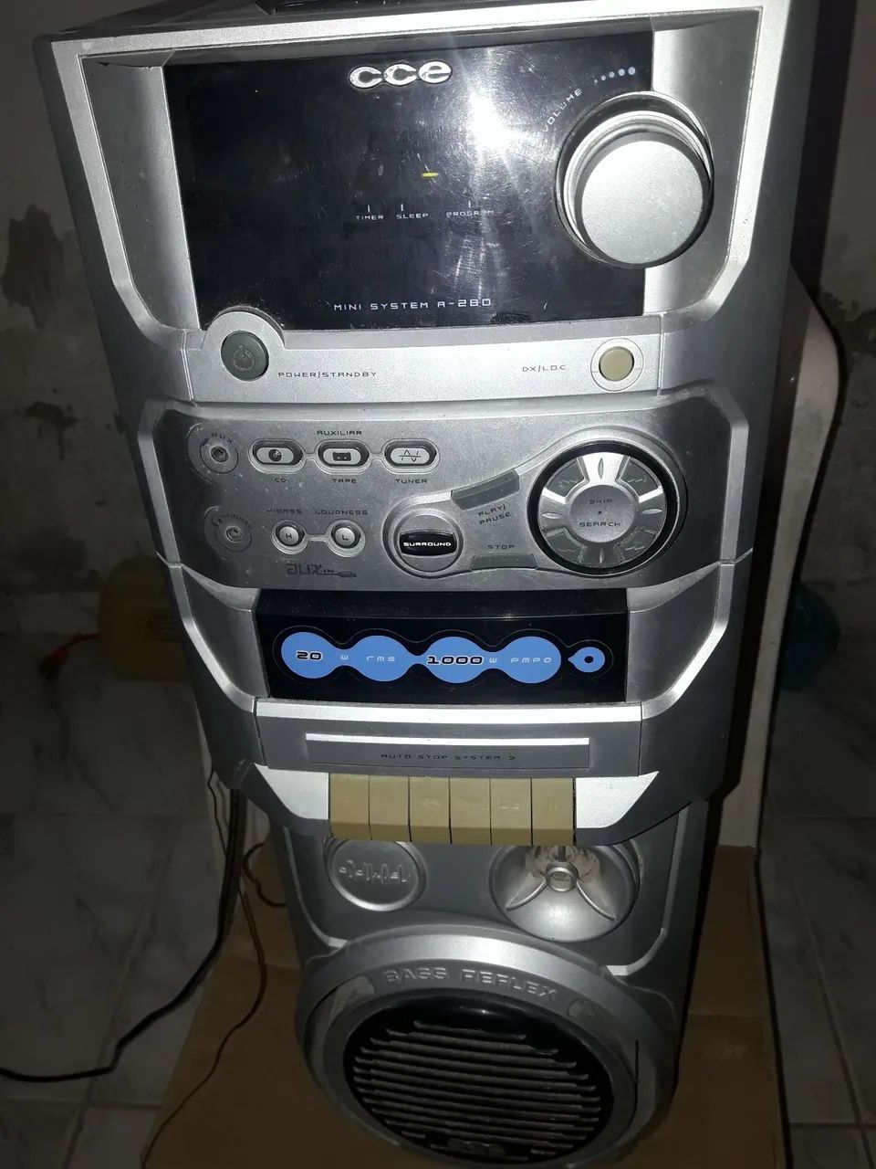 Micro System Cce com defeito, está sem som - Foto 2