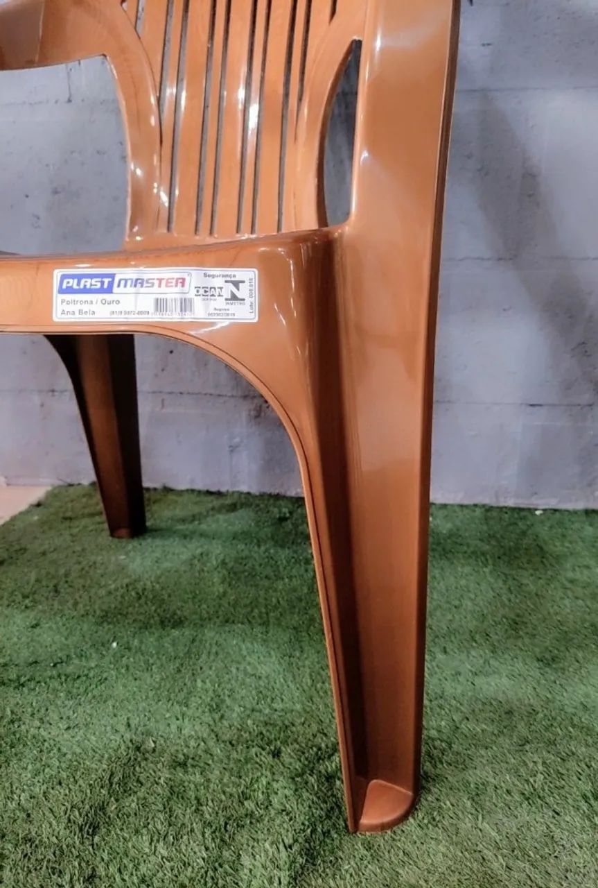 Conjunto Poltronas com Mesa Dourada  - Foto 3
