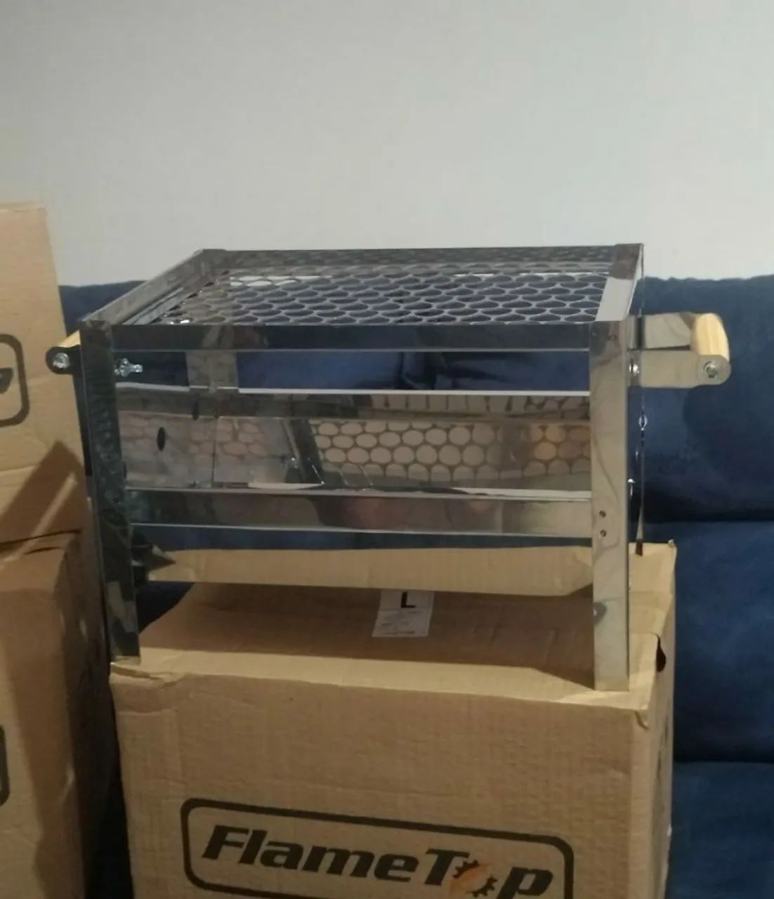 Churrasqueira Inox compacta, produtos Novos ( Loja Eletrogas do Brasil )