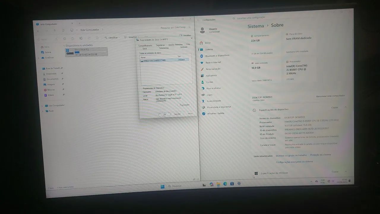 Mini PC Dell i5 8° Geração  - Foto 2