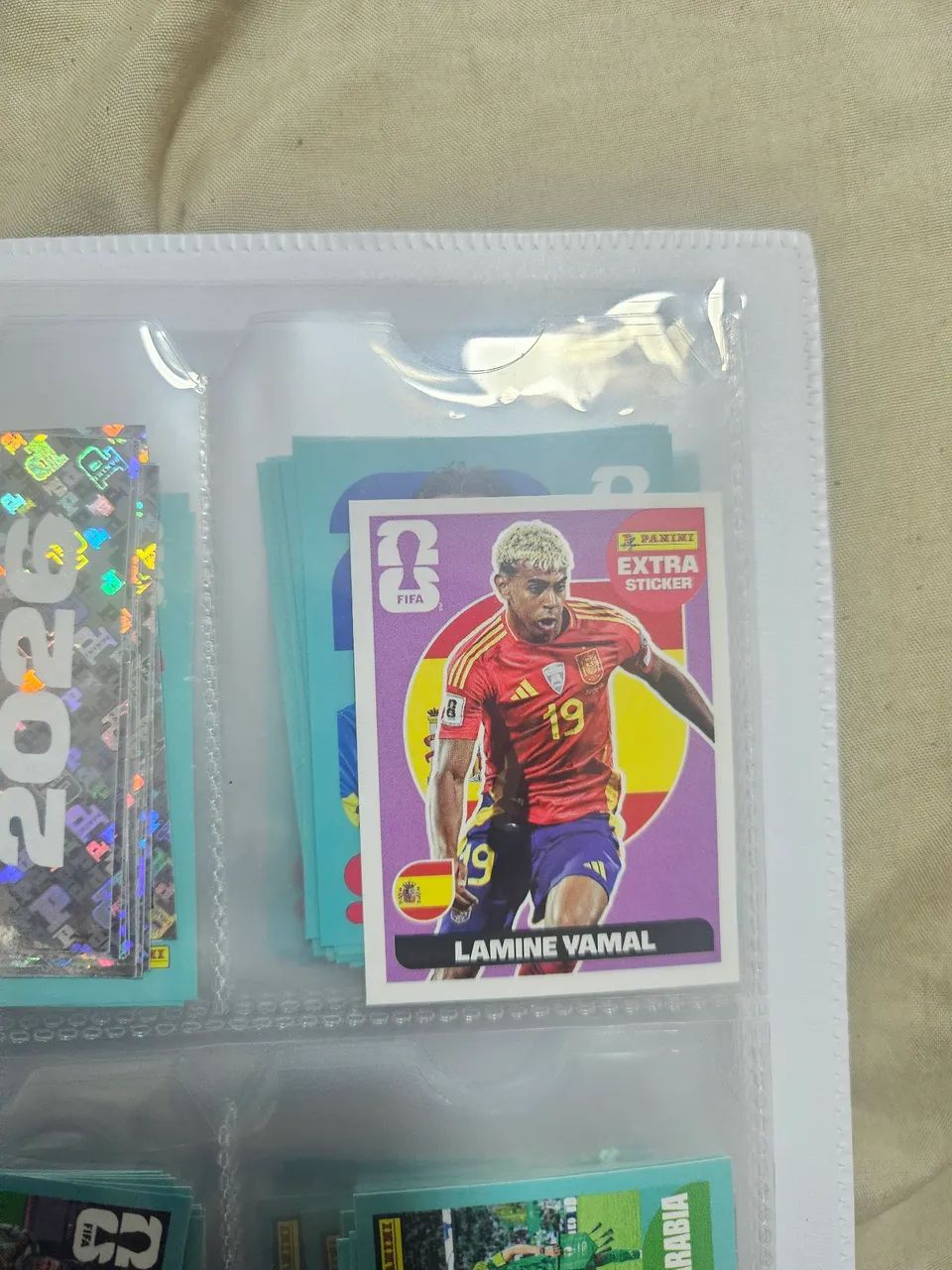 Figurinha Extra Legend Roxa Lamine Yamal