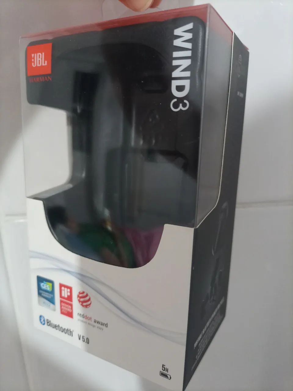 Caixa de som Bluetooth JBL WIND 3 moto e bike.