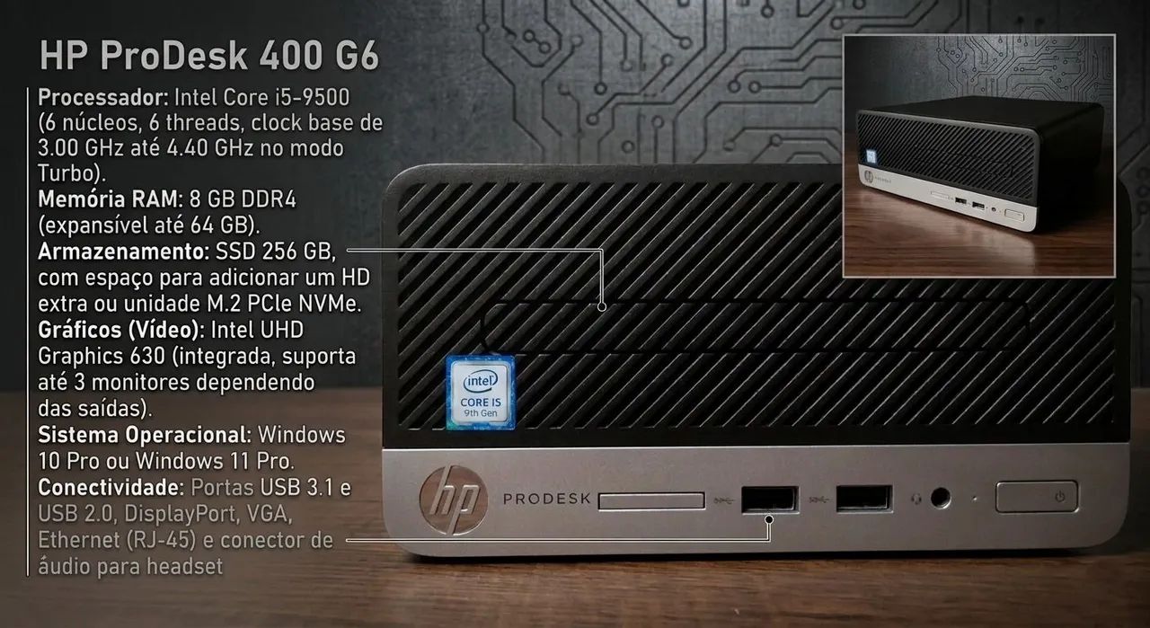 HP ProDesk 400 G6 - SFF