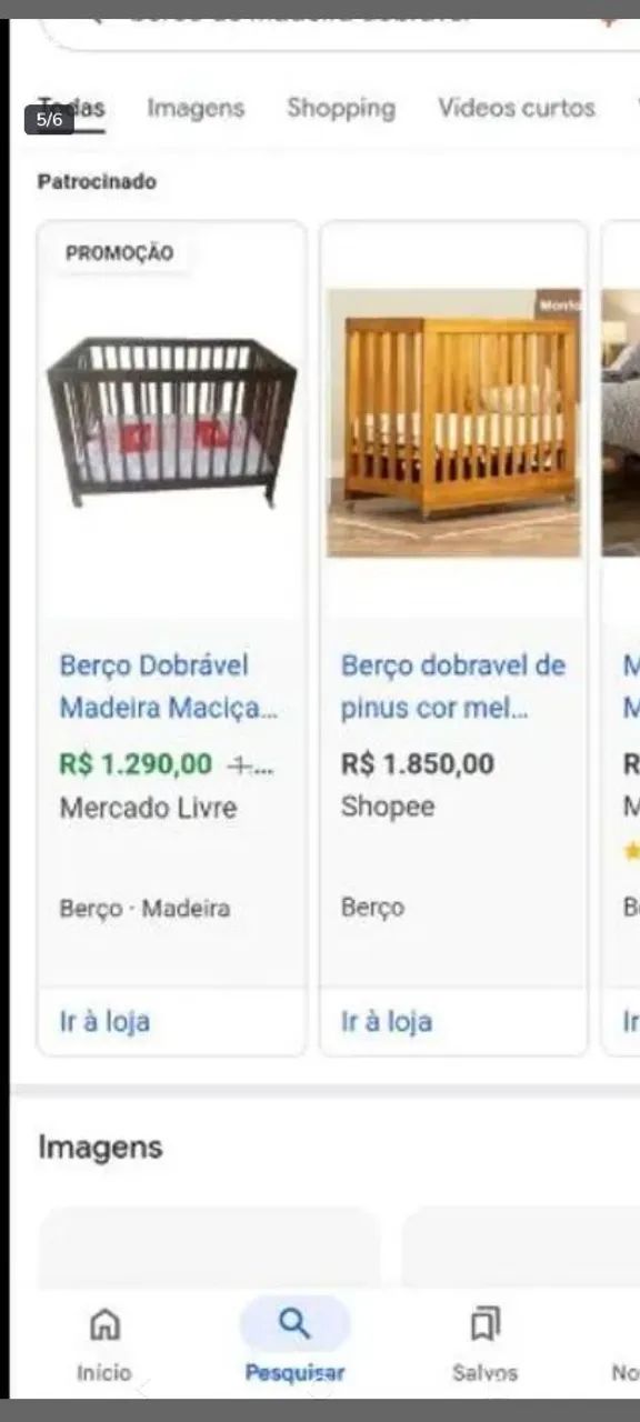 Berço todo dobrável  - Foto 2