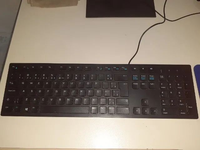 Teclados Dell com fio - KB216 - Português (Brasil) - Preto  - Foto 3