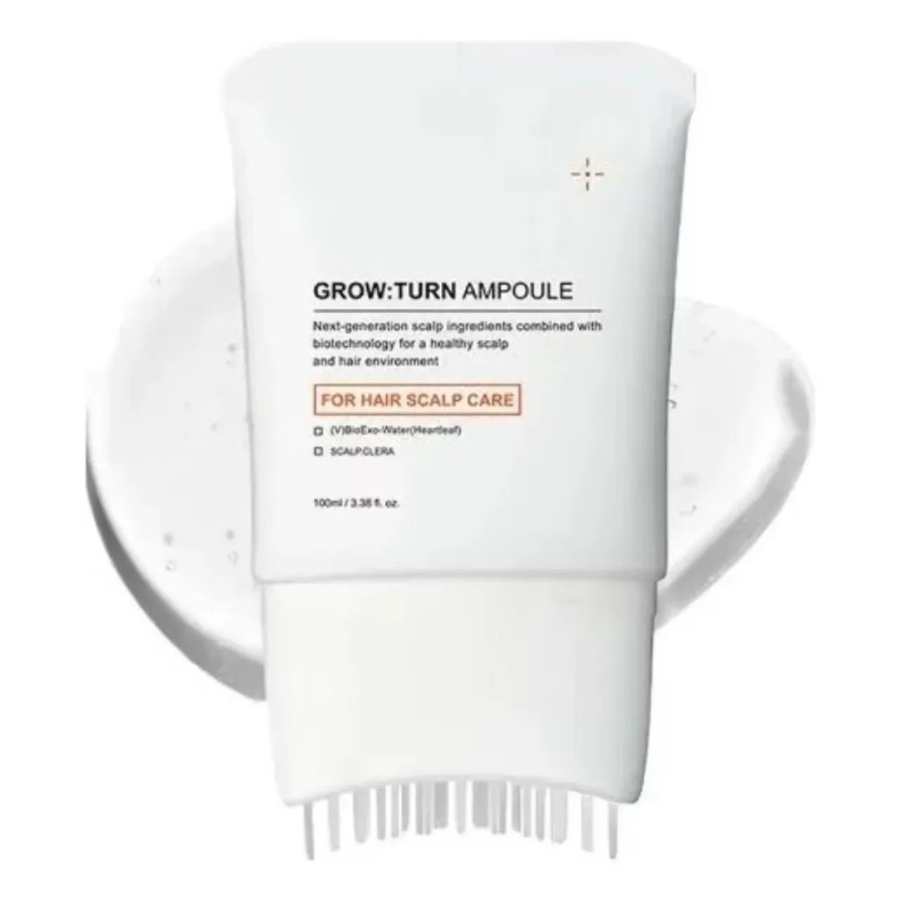 Grow Turn Ampoule Serum Capilar Com Escova 100 Ml Crescimento E Queda