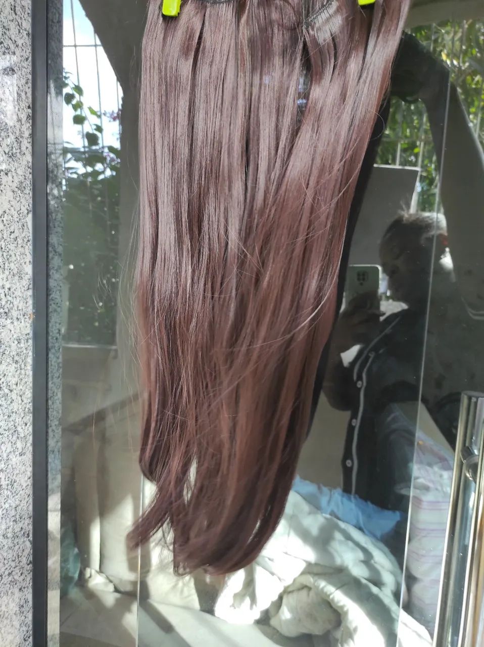 Aplique Tic Tac de Cabelo Orgânico Liso - Foto 6