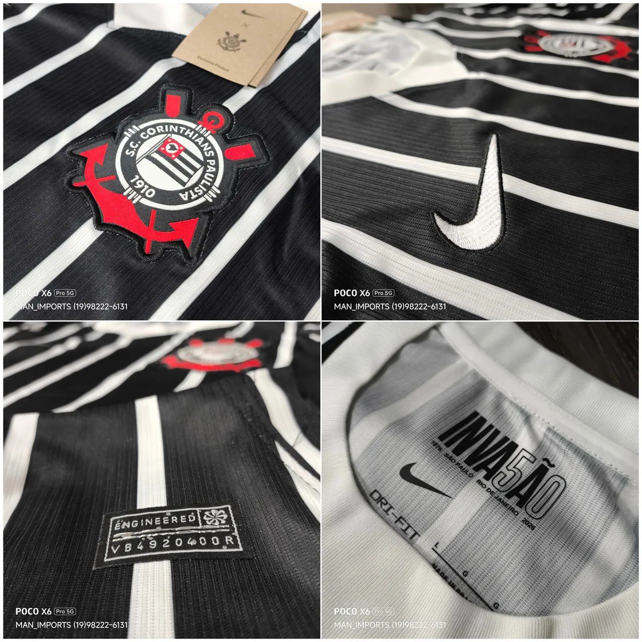 CORINTHIANS 2026/27 - Uniforme 2 - Versão Torcedor - Foto 4