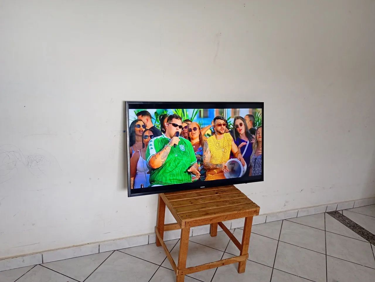 Tv smart 4k Samsung Crystal 55 polegadas 9 mês de uso semi nova! - Foto 4