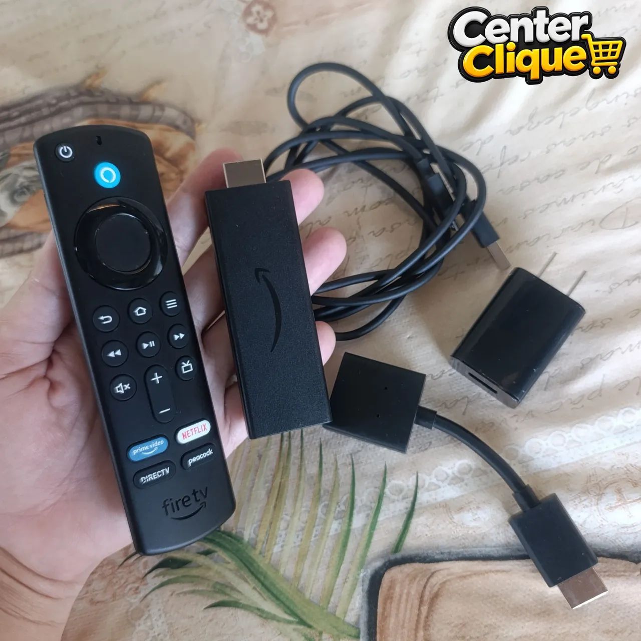 Fire Stick Amazon Semi Novo com Alexa: Retirar no Aero Rancho! - Foto 3