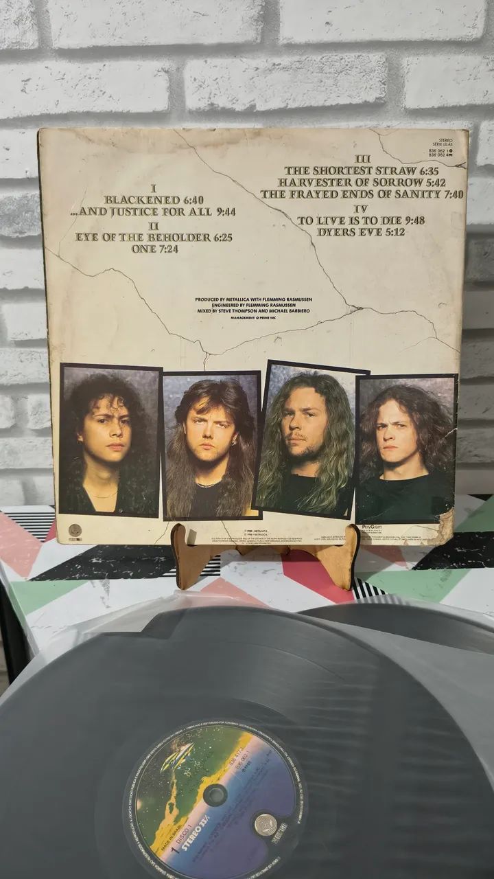 Lp Disco Metallica - And Justice for All (Duplo / Gatefold) - Foto 2