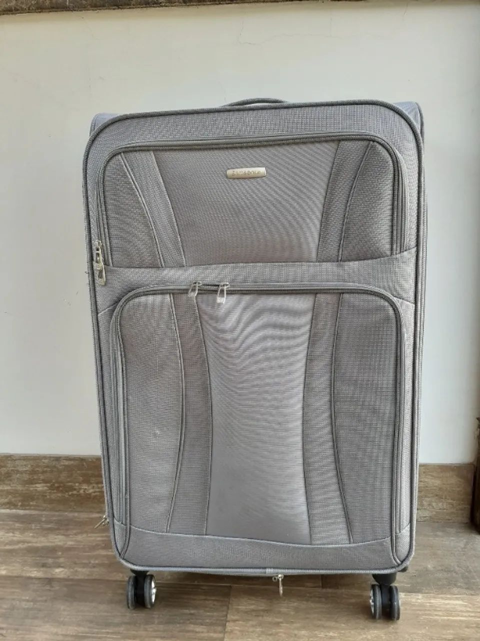 Mala Extragrande Samsonite Cinza - Foto 4