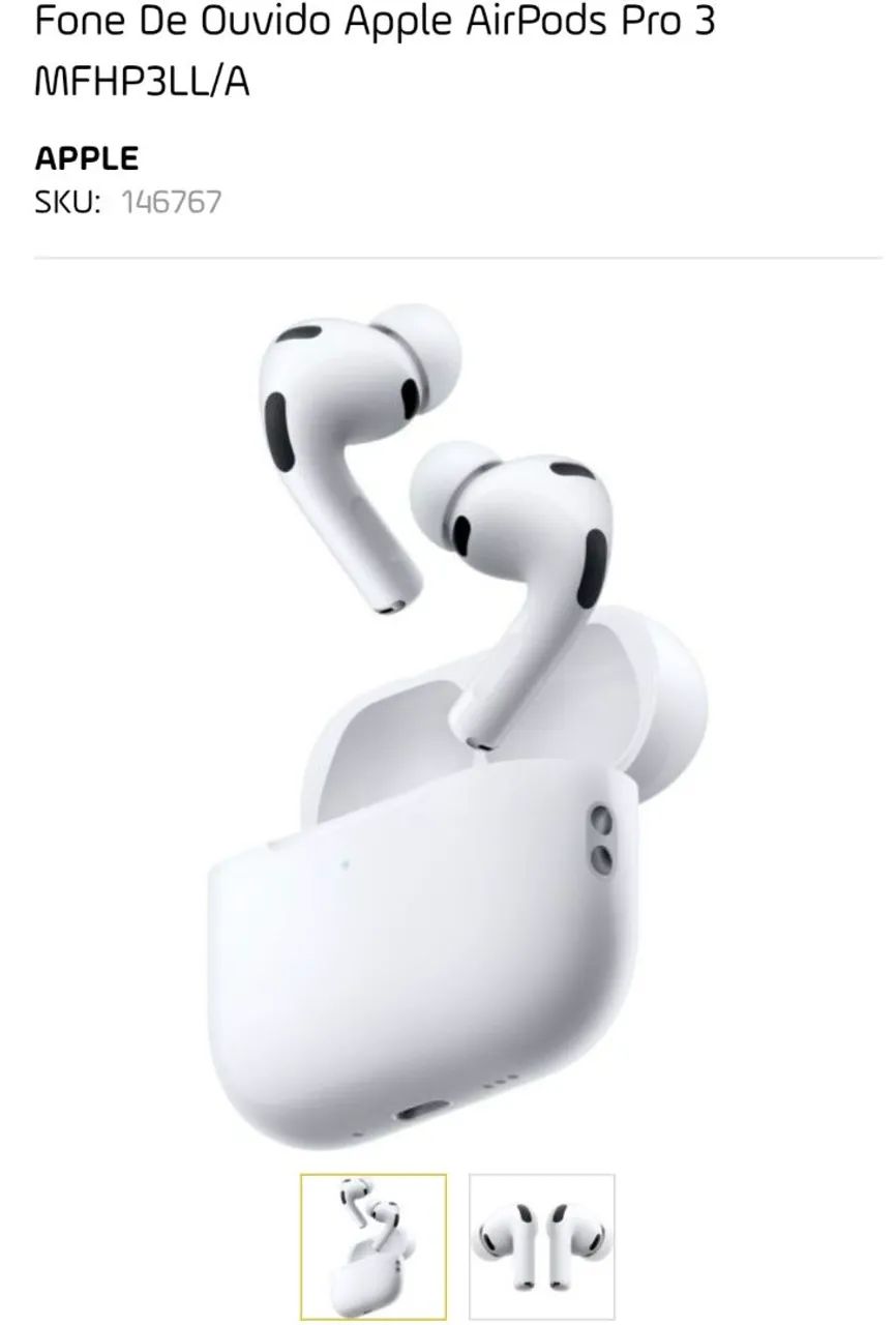 Airpods Pro 3 - Fones de Ouvido - Fortaleza, Blumenau 1502482801 | OLX