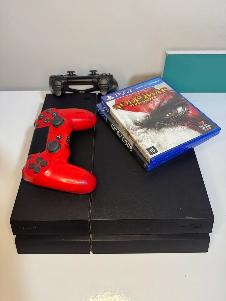 Ps4 com 32 jogos e 2 controles  - Foto 2