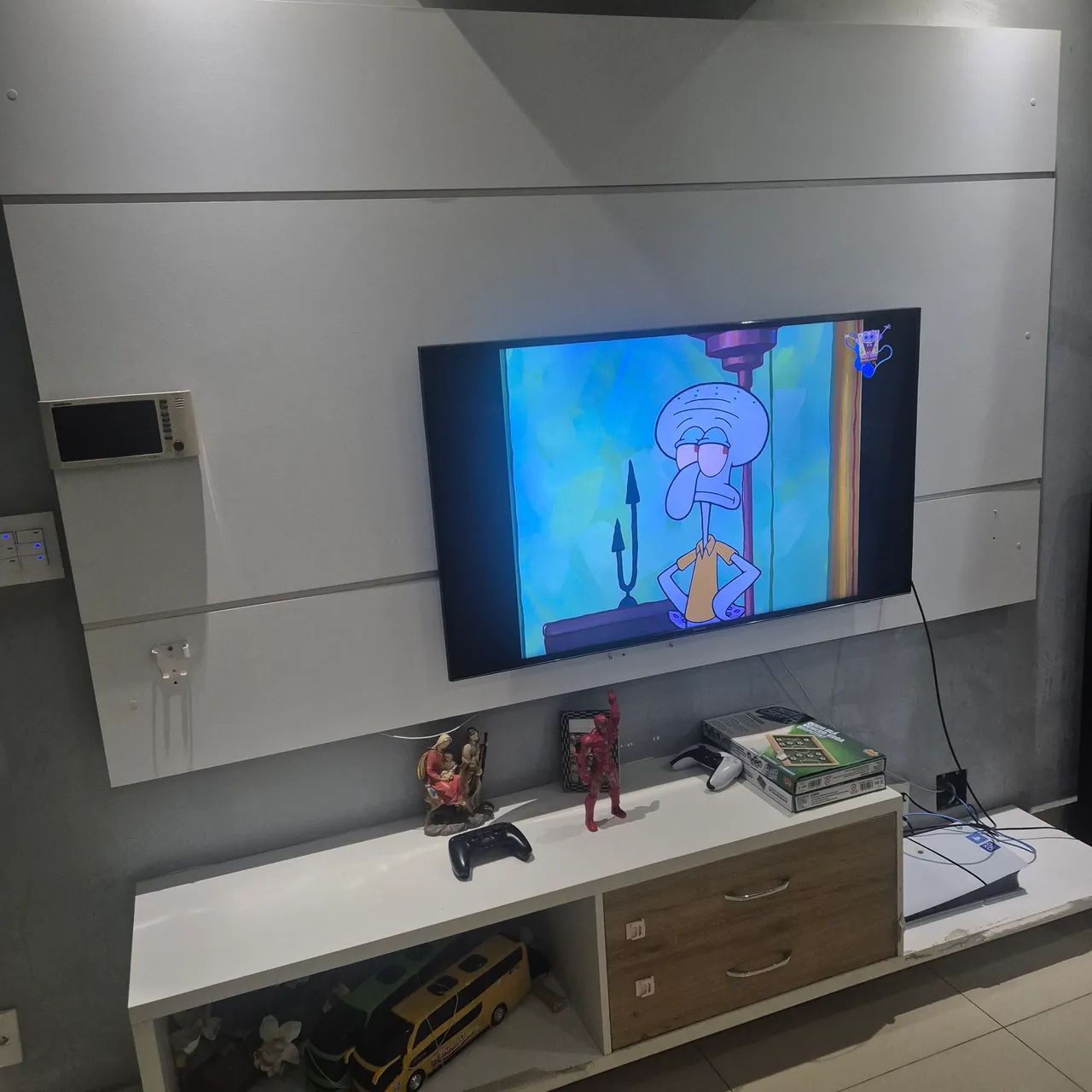 painel com rack para tv - Foto 2