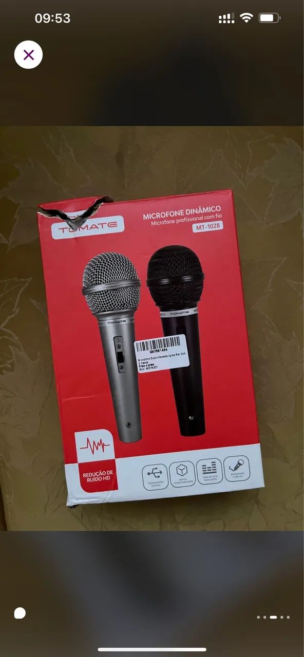Kit 2 microfones TOMATE - Foto 3