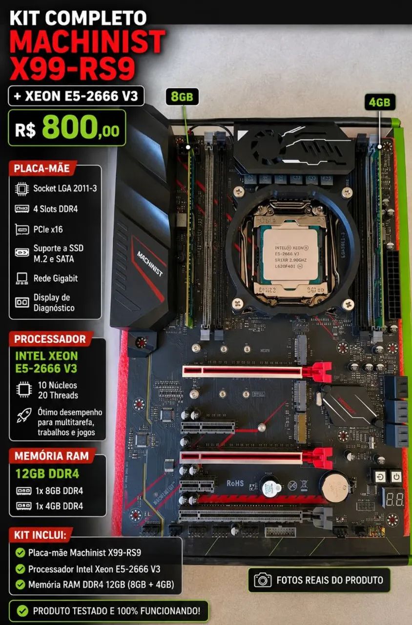 VENDO KIT XEON E PEÇAS 