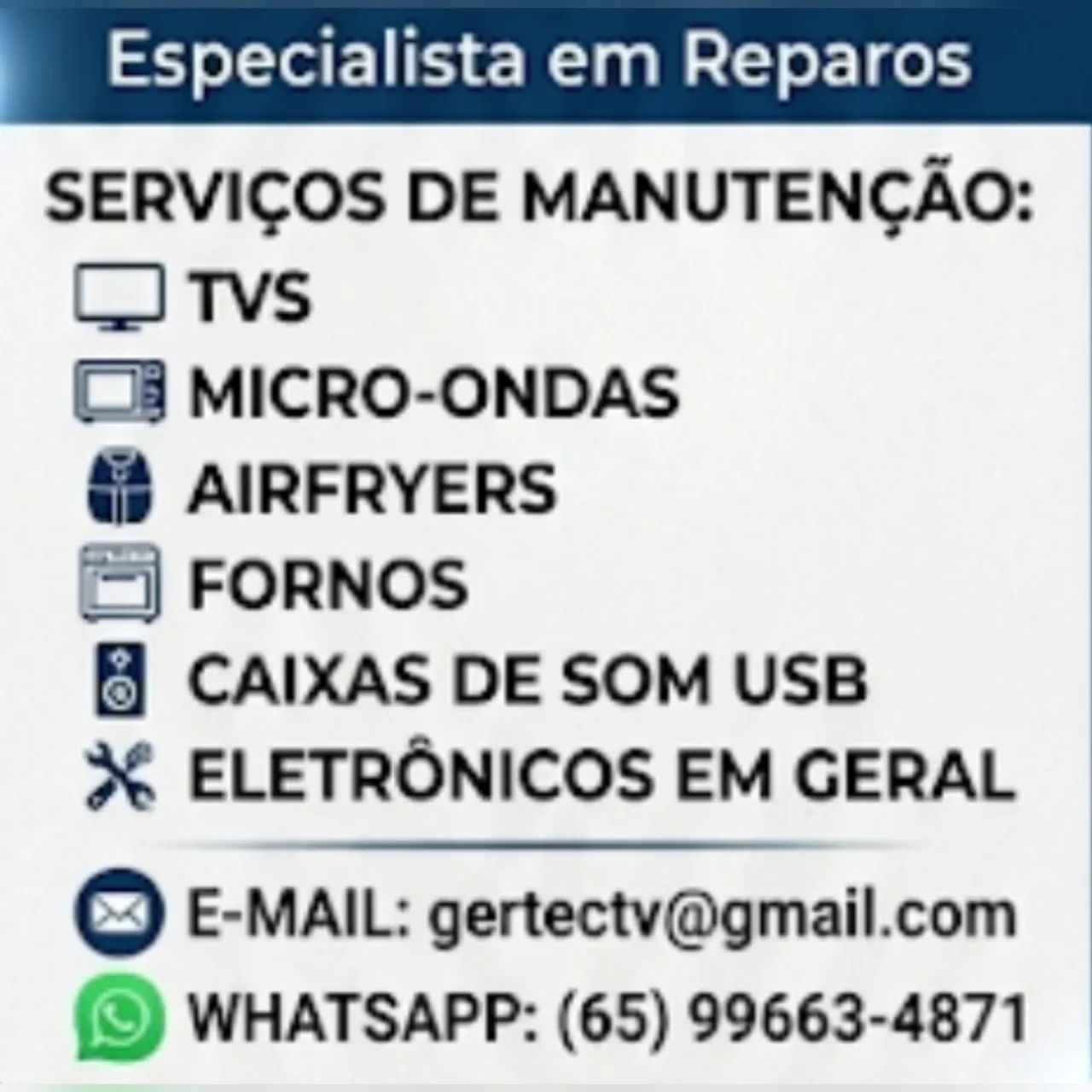 Eletrônica manutenção 