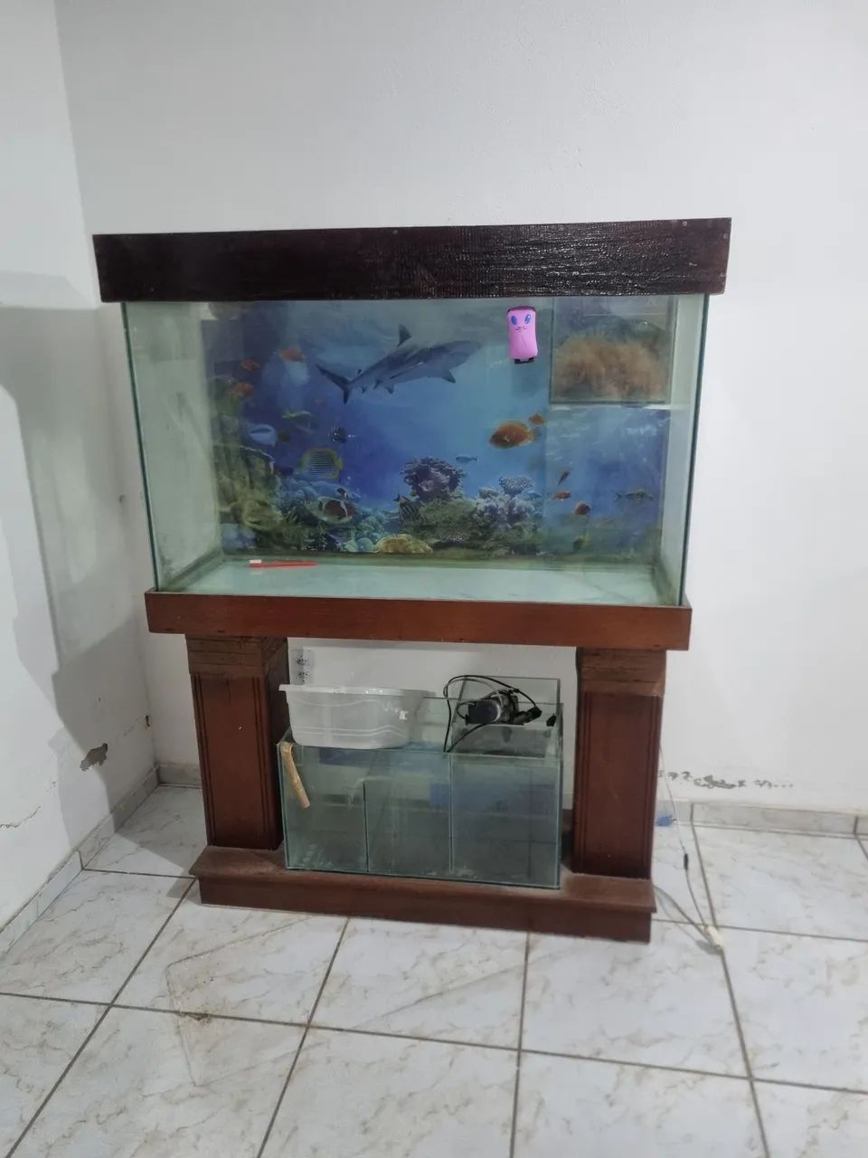 Quario com o móvel e sampa junto com a bomba