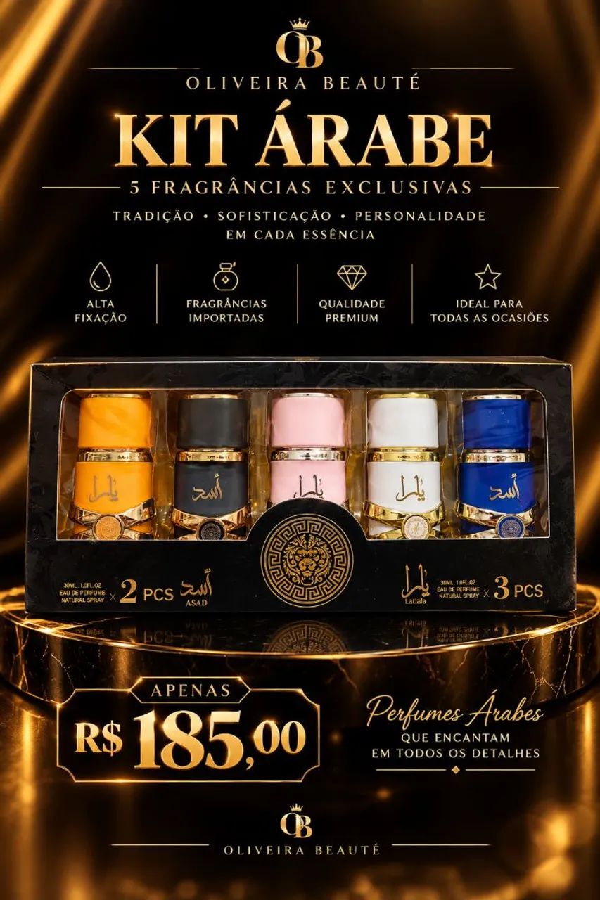 Kit Árabe Lattafa e Asad