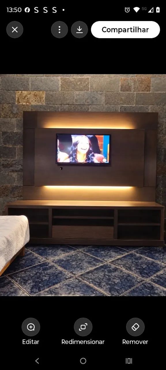 Vendo rack com painel 