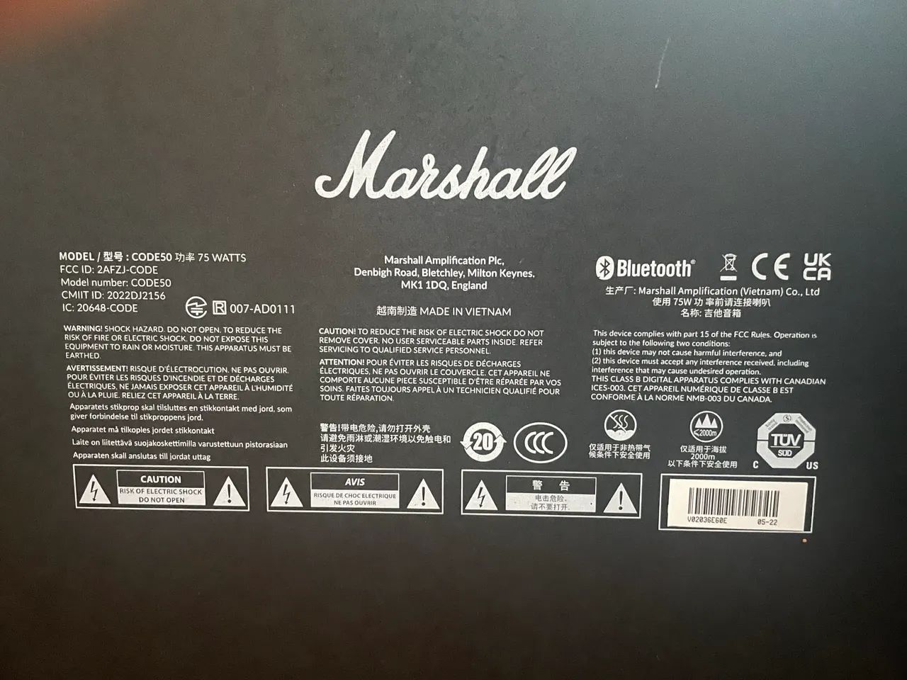 Amplificador marshall code 50 - Foto 5