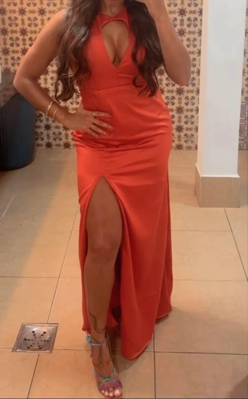 Vestido terracota 
