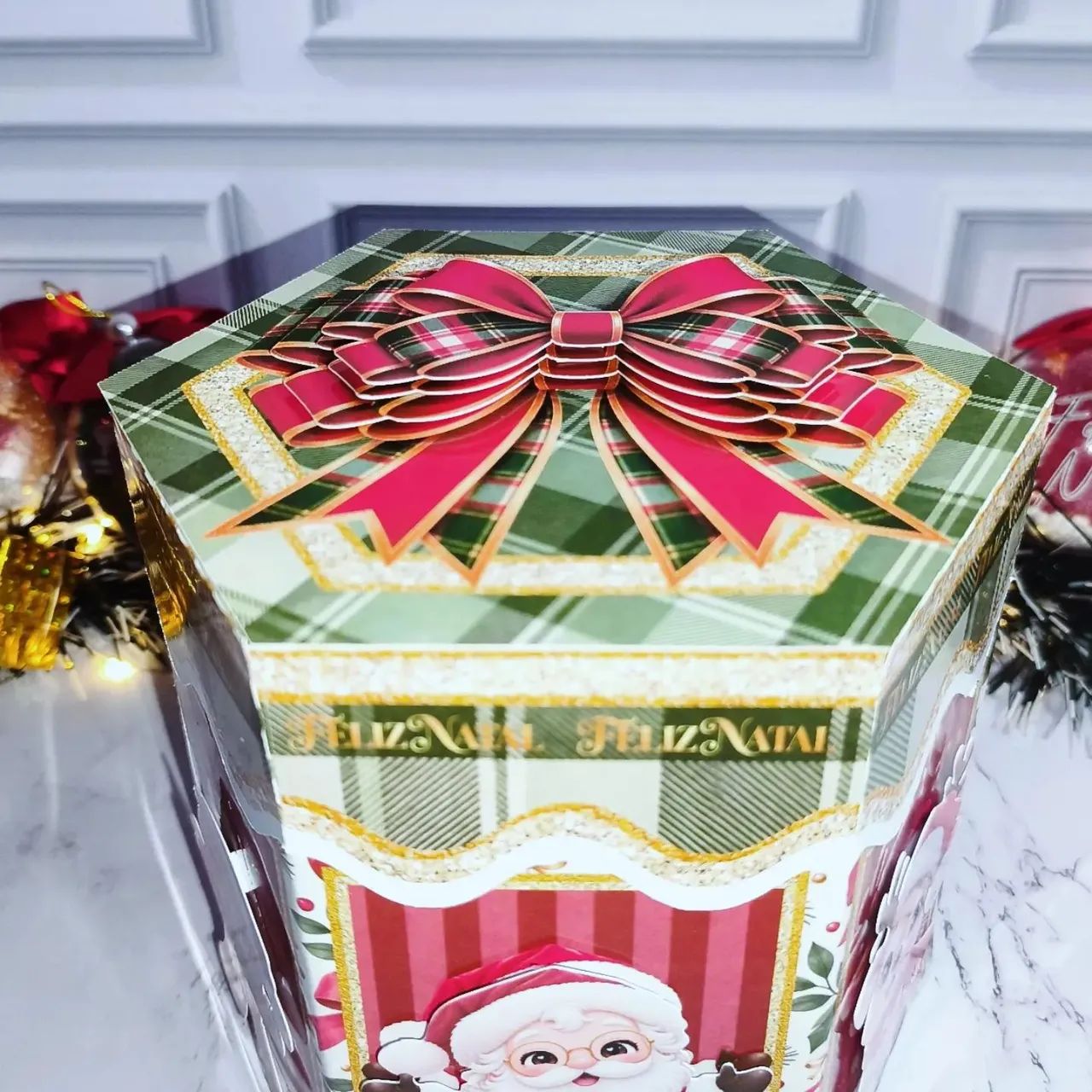 Caixa de Natal para Panetone  - Foto 2