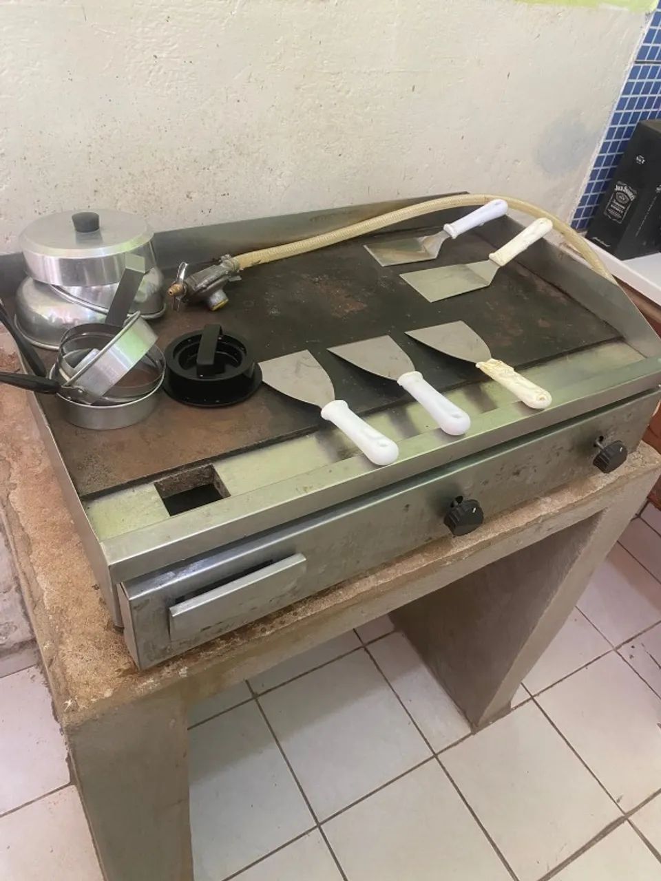 Chapa a Gás Profissional - Semi Usada, em ótimo estado!